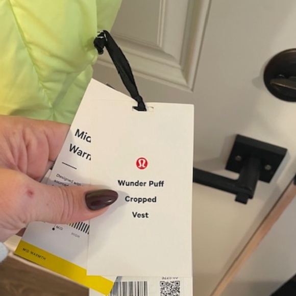 LULULEMON WONDER PUFF CROPPED VEST BNWT - Picture 6 of 8